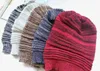 5 colores para hombre y mujer de punto de lana de invierno de gran tamaño Slouch Beanie Hat Cap Unisex