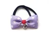 Nya 100pcs / loot Cute Lovely Pet Dog Bowknot Tie Bow Necktie Collar Har Bell Pet Clothing Dog Cat Puppy IC758
