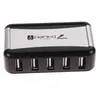 7 ports USB 2.0 Hub Hubs haute vitesse avec prise UE Câble adaptateur secteur pour PC portable Hubs USB bon marché