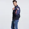 Vente en gros de la marine de haute qualité, Nylon Winter Varsity College American College Bomber Veste de vol pour Hommes