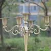 Holders Bronze metal candle holder 5arms candle stand 27cm tall wedding event candelabra candle stick