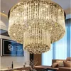 New Item Luxury Crystal Lamp Dia800 H360mm Moderner Glanzkristall Kronleuchter Beleuchtung Hotel Lobby Licht