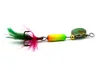 Hengjia leurre de pêche Buzzbait Spinner appât 10 pièces artificiel Spinnerbait paillettes cuillère appâts métal pêche triple plume crochets 5909642