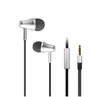 2pcs / mycket bra ljud awei es300m headset hörlurar högtalare metall platt kabel hörlurar för iPhone / iPod / android / HTC / Samsung