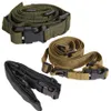 Nylon Durable Tactical 3 Point Rifle Sling Justerbar Bungee Sling Swivels Airsoft Jaktpistolband Partihandel