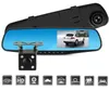 Hot Full HD 1080p Camera DVR DVR Auto 4.3 pulgadas Rediew Mirror Video Digital Video Recorder Dual Registrator