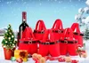 Mode Jul Santa Byxor Bag Spirit Candy Väskor Xmas Dekoration Sack Gullig Barngåva Hem Party Decor 77