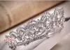 Sparkle Beaded Crystals Wedding Crowns new Bridal Crystal Veil Tiara Crown Headband Hair Accessories Party Wedding Tiara HT1339804278