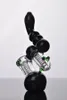 IN STOCK bubbler unique type smoking grinder Simple bongs cheap compact water pipe white black lovely green smoking bongs