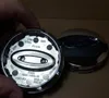 För Ford Edge Explorer Hjulnav Center Cap Wheel Case Covers Emblem 66mm Elektroplåt/Silver/Svart 4ST/SET