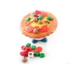Livraison gratuite commerce extérieur véritable adulte jeu de société interactif jouet pizza chef jeux de famille Pizza piles haute