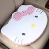 Free Shipping 1set/22pcs Cute Cartoon Hello Kitty Head Bow Comfortable Pink Car Seat Covers Car Accessories