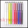 2 in 1 mutifuction capacitive touch screenwriting stylus and ball point pen for all smart cellphonetablet