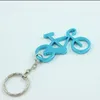 Cute Bike Shaped Metal Beer Bottle Opener Keychain For Bicycle Lover Gift