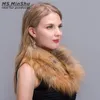 Oryginalne Fox Scarf Collar Dzianiny Puszysty Futro Collar Szalik Naturalny Fox Fur Neck Ring Fashion Fox Fur Scarf Lady's Neck Warmer