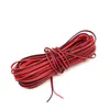 2pin LED-förlängningskabeltråd Röd svart 12V 24V för LED-remsa 3528 5050 5630 5730 2 Pin DC Elektronisk ledning