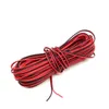 10 meterslot 22awg PVC Isolierte Draht 2pin Verzinnt Kupfer Kabel Elektrische Draht Für LED Streifen Verlängerung Draht CB22AWGRB9546688