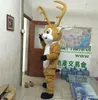 2017 Factory Direct Sale Christmas Deer Mascotte Kostuum Volwassen grootte Herten Cartoon Kostuum Party Fancy Dress