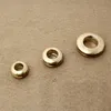 10 pieces brass gas hole screw Threaded nail connection eyelet DIY bag belt part hardware handmade buckle