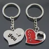 New Couple Key Rings key chain Promotion Advertisement Wedding Gift Happy Christmas Cap LOVE Baby Angel Princess Chobe Arrow through Heart