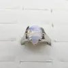 Natural Opal Gemstone Ringar Mode Smycken Kvinnors Ring Bague 50PCs Gratis frakt