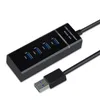 5Gbps 4 portar USB Hub 3.0 High Speed ​​Splitter Adapter Hubs för bärbara datorer PC-datorer Accessoarer