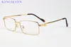 unisex óculos de sol natural branco búfalo chifre óculos ouro frames de metal lentes claras mulheres moda atitude óculos de sol