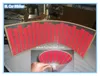 70 * 16cm Equalizzatore grafico per auto Car El Light Equalizer EL Car Ssticker Colore rosso Pannello attivato dal suono