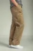 Taglie forti Abiti Hip Hop Figura intera Relexed Nuovi pantaloni larghi Moda casual Pantaloni cargo da uomo grossi grassi Maschio Comodo cotone Uomo 157h