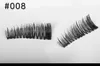 Магнитный Ложные Ресницы 3D Mink Lashes многоразовый три / двойной Магниты Ресницы Extension 3D Ресницы Full Strip Extensions Magnetic Eye Lash