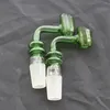 4 Stijl Glas Bong Adapter Water Pijpen Hookahs Parts Quartz Banger Domeloze Nail Zwart Blauw Groene Kleur 14mm 18mm Vrouwelijke Mannelijke Oliereiliging