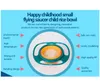 360 回転子供防止非こぼれ給餌幼児ジャイロボウル蓋付き食品こぼれを避ける子供作成ボウル給餌用品として