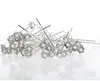 Atacado Estilo Coreano Mulheres Acessórios De Casamento Pérola Pearl Hairpins Flor Cristal Rhinestone Cabelo Pins Clipes Jóias De Cabelo De Promoção