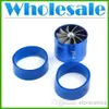 wholesale Aluminum Car Single Turbine TURBO Fuel Gas Saver Fan For 2.5"-3" (65mm-74mm) Air Intake 55,000R/Min lots100