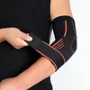 HZYEYO Elastische Bandage, Tennis-Ellenbogen-Stützschutz, Basketball, Laufen, Volleyball, Kompression, verstellbare Ellenbogenpolster-Klammer, H009