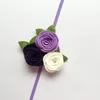 Triple Vilt Rose Flower Hoofdband voor Kids Baby GirlChristmas Hoofdband Peuter Hoofddeksels Prinses Po Props Haaraccessoires Ha2450040