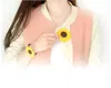 100pcs 5 Colors Women Cute s Hair Clips Hair Accessories Girls Sun Flowers Hairpins6052971