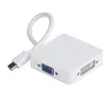 새로운 3 in1 Thunderbolt Mini Displayport DP - HDMI DVI VGA 어댑터 디스플레이 포트 Apple MacBook Pro 용 케이블 Mac Book Air