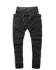 Atacado-Design Exclusivo Harem Pants Calças de Cintura Elástica dos homens Esportes Coreano Legal Slim Fit Sweatpants Queda Virilha Calças Dos Homens preto