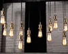 Creative clothing Tiannvsanhua iron Pendant Lamps the restaurant hall chandelier lighting simple golden head E27