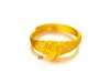 Online te koop Mode Dames 24 K Gold Plate Ring 10 stuks Veel gemengde stijl, Dragon Section Hollow Geel Vergulde Ringen DFMKR1