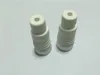 14mm 18mm domeless Ceramic Nails with male female glass joint Ceramic carb cap ceramic nail file VS GR2 titanium nail