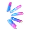 HJT 20 PCS inteiramente novo colorido pontos de cristal de quartzo natural cura reiki varinhas de cristal cura chakra pedra sell9852624