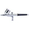 7cc Dual-action Gravity Airbrush Set 130k Spray Gun Nail Art Målning Pen Kit Set med 2 naglar mallar