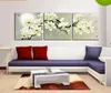 m34-Plum blossom 3 panels Handpainted Huge Modern fashion home Wall Deco Art Oil Painting On canvas