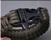 Paracord Fallschirm-Schnur Lanyard im Freien Notfall Überlebens-Armband Selbstrettung paracord Armband Erwachsensport Pfeife Armband
