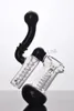 New Arrival Hot Glass Pipes IN STOCK Black Glass Pipe Bubbler Smoking Pipe Water Glass Bong free shipping