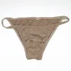 Mens String Bikini fashional trosor främre påse måttlig rygg tunn mjuk komfort bomull G377c Mens underkläder253f