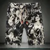 Gros-été hommes imprimer shorts marque 2016 nouvelle arrivée décontracté coton lin pantalon court haute qualité plage sport shorts 4xl 5xl plus la taille