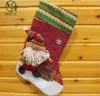 Free shipping 2016 happy Christmas lovely stockings hanging indoor family festival Ornaments SHB050